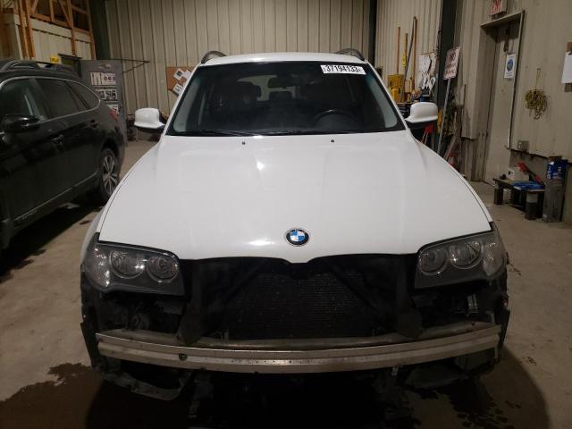 WBXPC7C47AWE54005 - 2010 BMW X3 XDRIVE2 WHITE photo 5