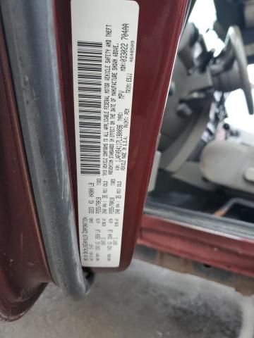 1J4FA54117L180096 - 2007 JEEP WRANGLER S MAROON photo 12