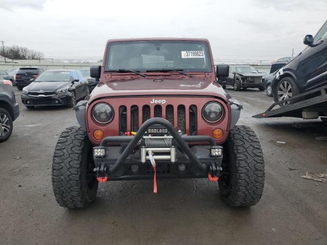 1J4FA54117L180096 - 2007 JEEP WRANGLER S MAROON photo 5