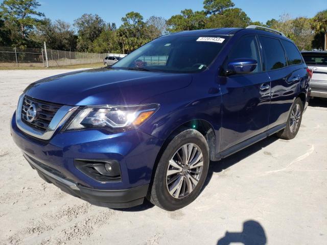 5N1DR2MN7KC592499 - 2019 NISSAN PATHFINDER BLUE photo 1