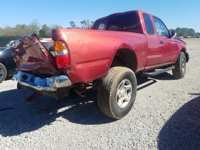 5TESN92N71Z775744 - 2001 TOYOTA TACOMA XTR RED photo 4