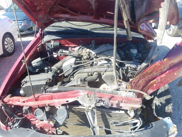 5TESN92N71Z775744 - 2001 TOYOTA TACOMA XTR RED photo 7