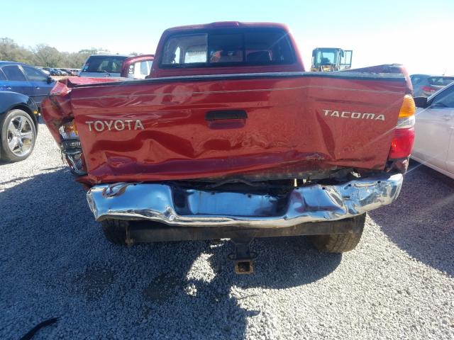 5TESN92N71Z775744 - 2001 TOYOTA TACOMA XTR RED photo 9