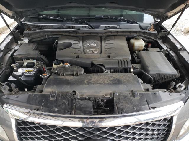 JN8AZ2NF2G9612410 - 2016 INFINITI QX80 GRAY photo 12