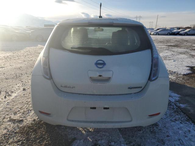 JN1AZ0CP6CT022755 - 2012 NISSAN LEAF SV WHITE photo 6