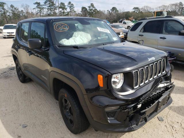 ZACNJBAB5KPK35647 - 2019 JEEP RENEGADE S BLACK photo 1