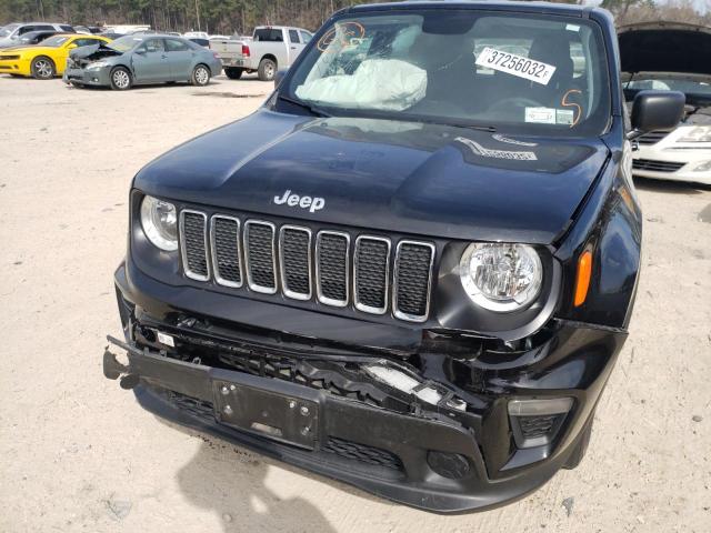 ZACNJBAB5KPK35647 - 2019 JEEP RENEGADE S BLACK photo 9