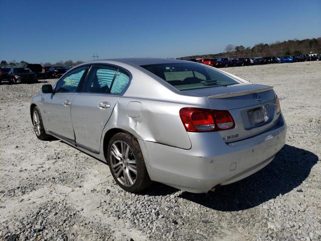 JTHBC96S375004021 - 2007 LEXUS GS 450H SILVER photo 3