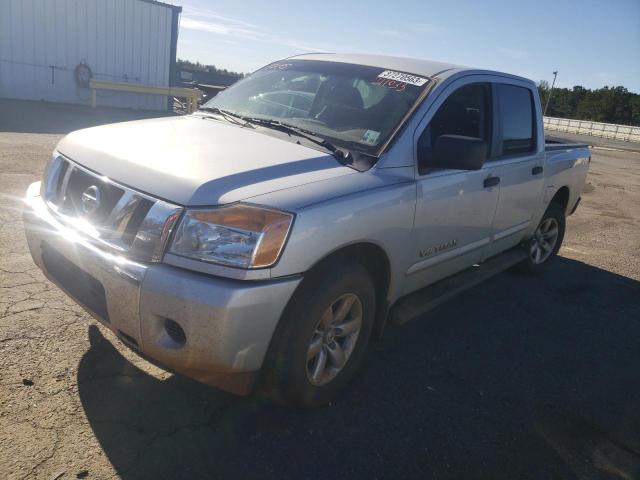 1N6BA0EK4DN311033 - 2013 NISSAN TITAN S SILVER photo 1