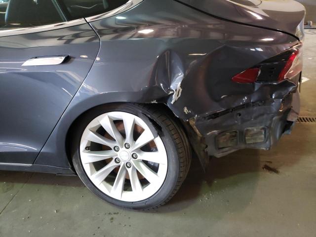 5YJSA1E20HF202730 - 2017 TESLA MODEL S Gris foto 9