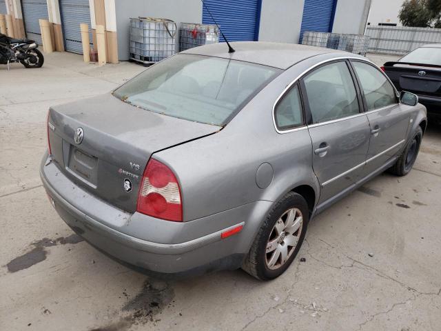 WVWTH63BX3P343478 - 2003 VOLKSWAGEN PASSAT GLX SILVER photo 4