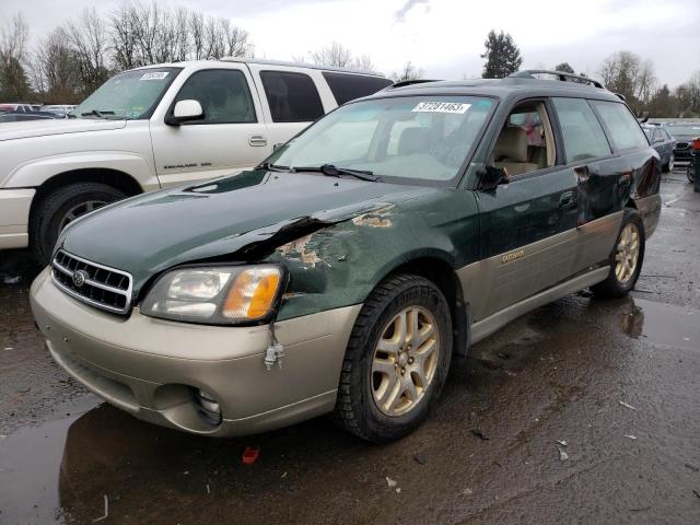 4S3BH6868Y7670816 - 2000 SUBARU LEGACY OUT GREEN photo 1