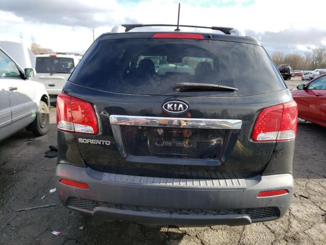 5XYKT3A66CG206510 - 2012 KIA SORENTO BA BLACK photo 6