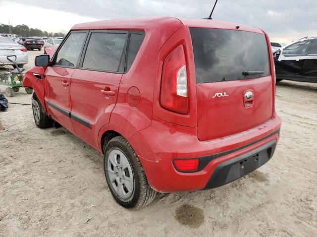 KNDJT2A5XD7599407 - 2013 KIA SOUL RED photo 3