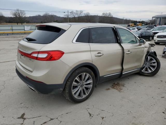 2LMPJ8LP0HBL30623 - 2017 LINCOLN MKX RESERV GOLD photo 3