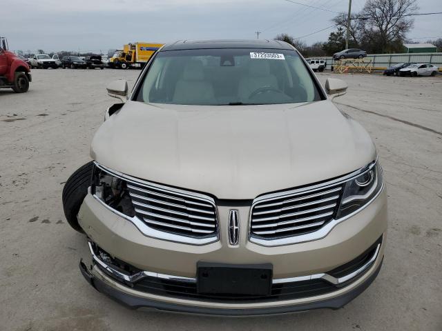 2LMPJ8LP0HBL30623 - 2017 LINCOLN MKX RESERV ოქროსფერი ფოტო 5