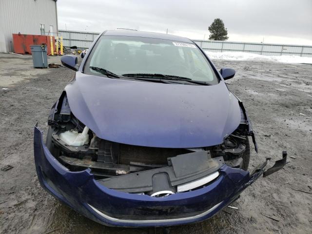 5NPDH4AE2DH347611 - 2013 HYUNDAI ELANTRA GL BLUE photo 5