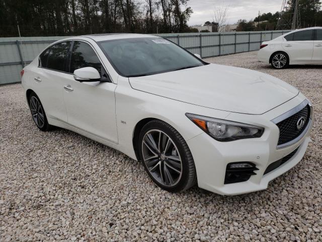 JN1EV7AP3GM306305 - 2016 INFINITI Q50 PREMIU WHITE photo 4