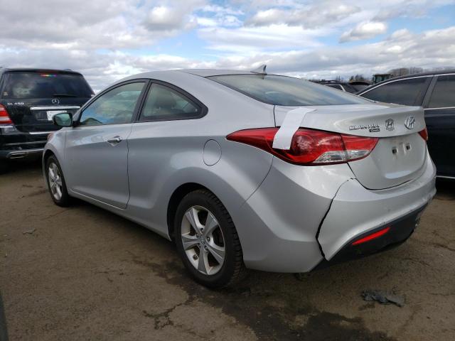 KMHDH6AE0DU004910 - 2013 HYUNDAI ELANTRA CO SILVER photo 2