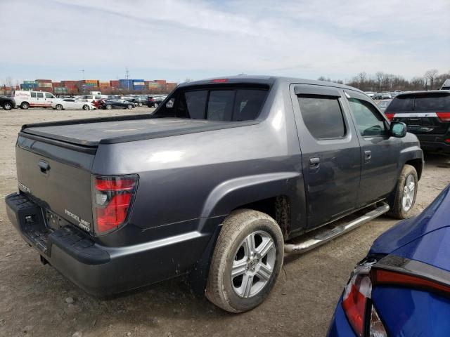 5FPYK1F51DB003283 - 2013 HONDA RIDGELINE GRAY photo 4