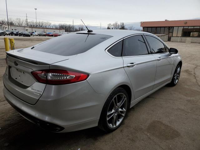 3FA6P0K98ER282533 - 2014 FORD FUSION TIT SILVER photo 3