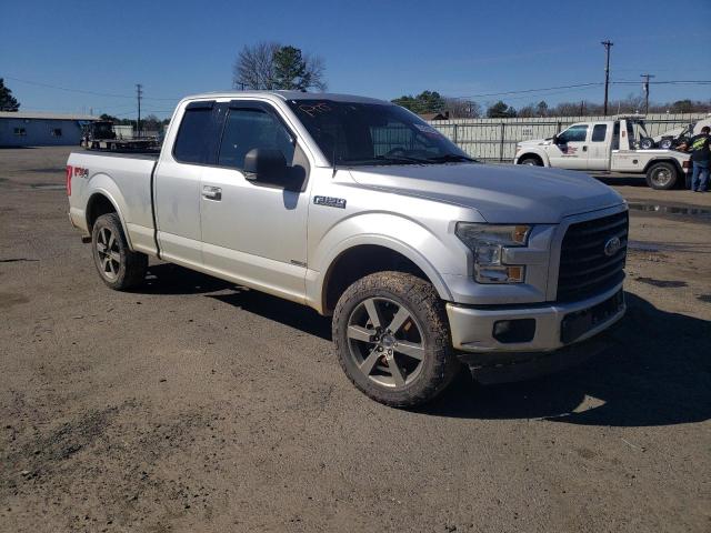 1FTEX1EPXFKD99834 - 2015 FORD F150 SUPER SILVER photo 1