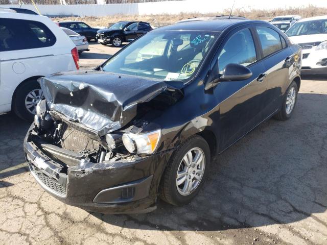 1G1JA5SH0C4122820 - 2012 CHEVROLET SONIC LS 黑色 照片 2