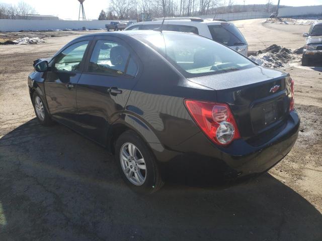 1G1JA5SH0C4122820 - 2012 CHEVROLET SONIC LS 黑色 照片 3