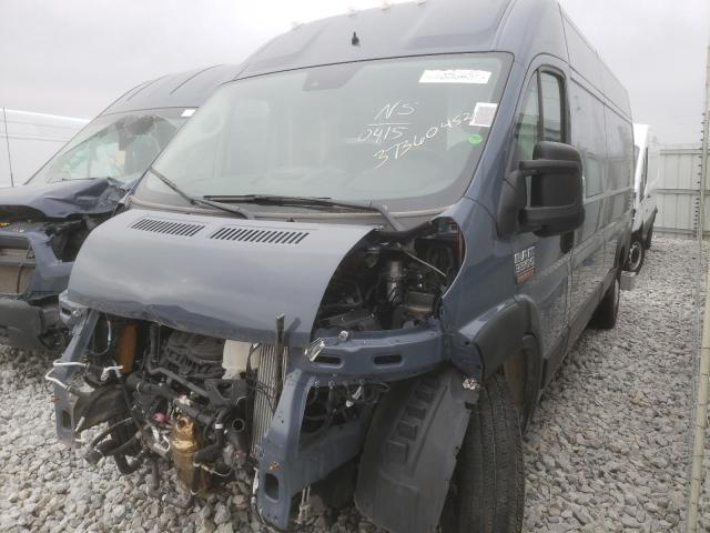 3C6MRVJG5ME580415 - 2021 RAM PROMASTER GRAY photo 2