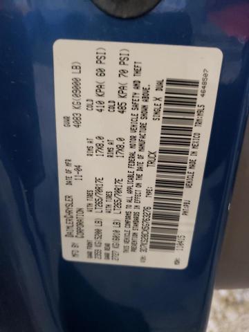 3D7KS28CX5G763276 - 2005 DODGE RAM 2500 S Mavi foto 12