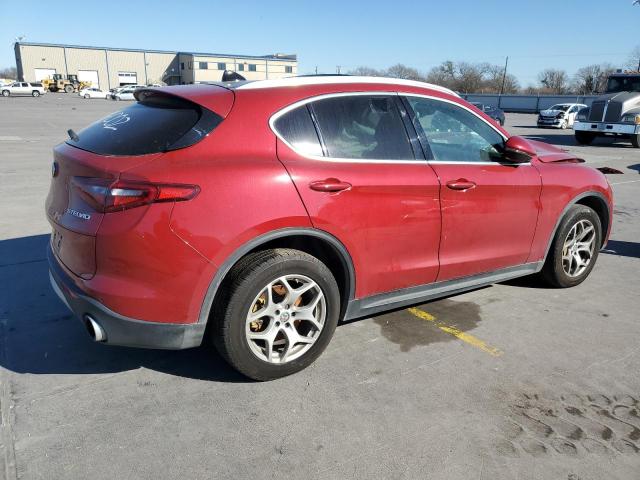 ZASFAKBN5J7B86002 - 2018 ALFA ROMEO STELVIO TI RED photo 3