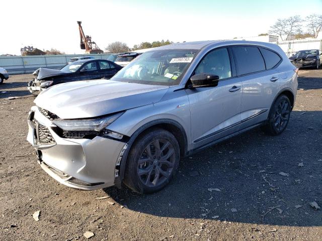 5J8YE1H07NL038797 - 2022 ACURA MDX A-SPEC SILVER photo 1