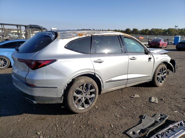 5J8YE1H07NL038797 - 2022 ACURA MDX A-SPEC SILVER photo 3