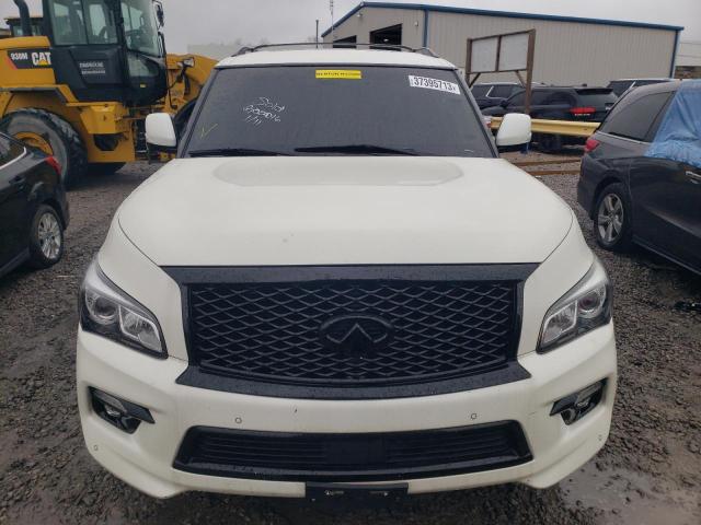 JN8AZ2NCXF9371197 - 2015 INFINITI QX80 WHITE photo 5