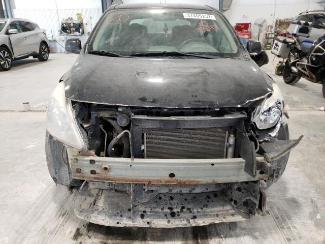 3N1CN7AP8EL852242 - 2014 NISSAN VERSA S BLACK photo 9