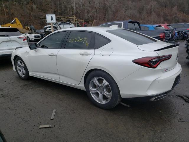 19UUB6F54MA006158 - 2021 ACURA TLX TECH A WHITE photo 2