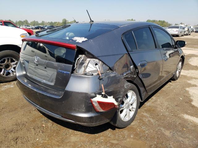 JHMZE2H75BS009966 - 2011 HONDA INSIGHT EX GRAY photo 4