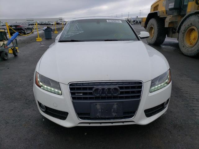 WAUVFAFR3CA005060 - 2012 AUDI A5 PRESTIG WHITE photo 5