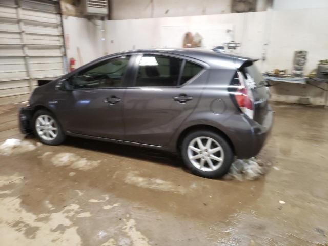 JTDKDTB38G1134314 - 2016 TOYOTA PRIUS C GRAY photo 2