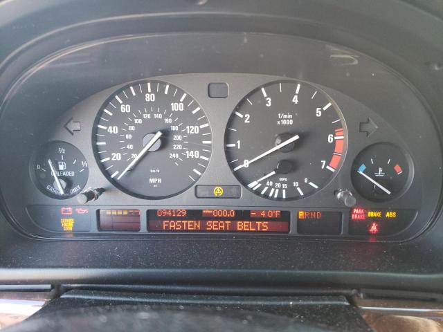 WBADN63481GM73560 - 2001 BMW 540 I AUTO Czarny zdjęcie 9