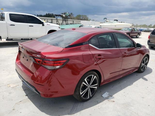 3N1AB8DV4MY227029 - 2021 NISSAN SENTRA SR RED photo 4