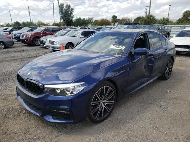 WBAJE5C59JWA96655 - 2018 BMW 540 I BLUE photo 2