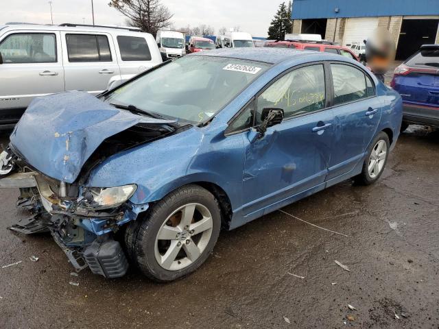 2HGFA1F66AH551864 - 2010 HONDA CIVIC LX-S Niebieski zdjęcie 1