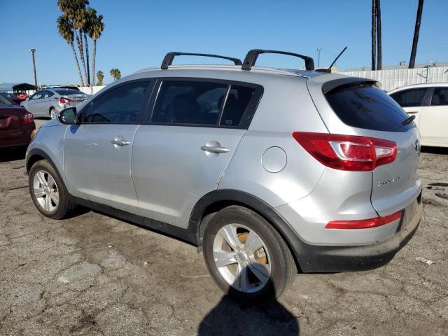 KNDPB3A2XD7373537 - 2013 KIA SPORTAGE B SILVER photo 2