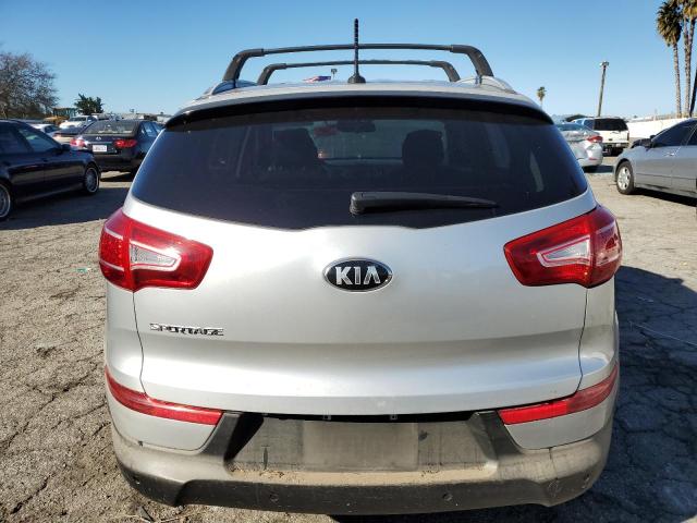 KNDPB3A2XD7373537 - 2013 KIA SPORTAGE B SILVER photo 6