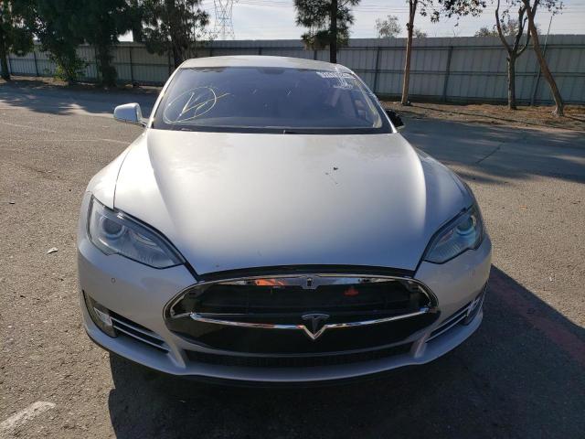 5YJSA1H15EFP32593 - 2014 TESLA MODEL S Արծաթագույն լուսանկար 5