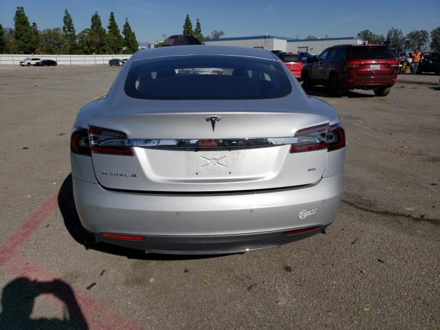 5YJSA1H15EFP32593 - 2014 TESLA MODEL S Արծաթագույն լուսանկար 6