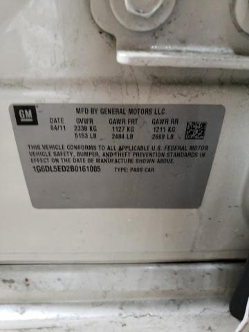 1G6DL5ED2B0161005 - 2011 CADILLAC CTS Белый фото 13