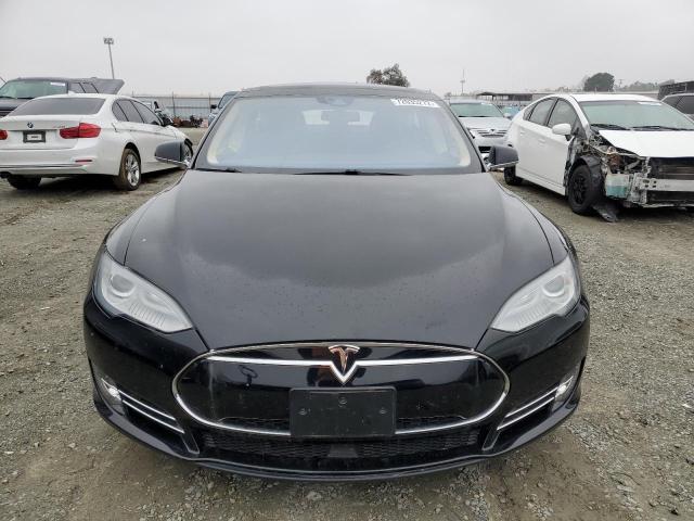 5YJSA1H18EFP55706 - 2014 TESLA MODEL S შავი ფოტო 5