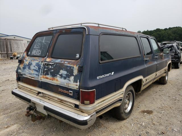 1GTEC16L8FF506945 - 1985 GMC SUBURBAN BLUE photo 4